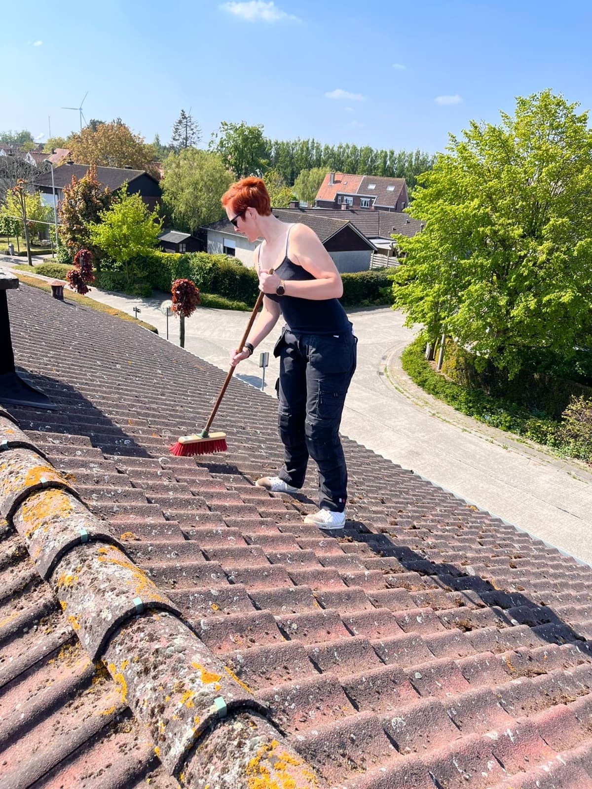 Ontmossen daken