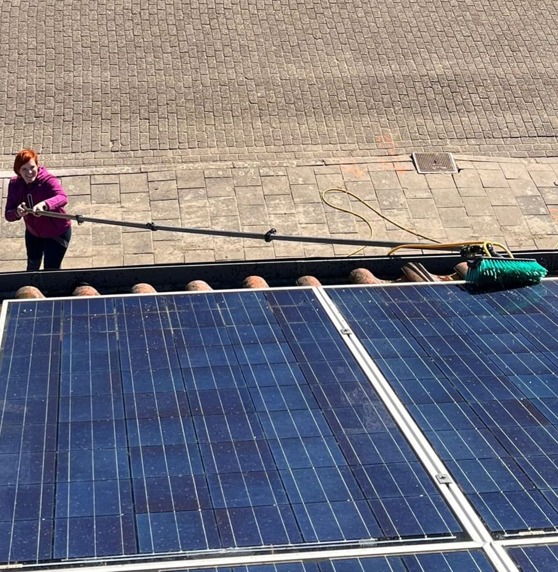 Zonnepanelen reinigen